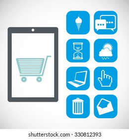 apps market design, vector illustration eps10 graphic 