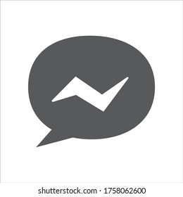 Apps Messenger Icon Design Vector 