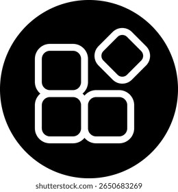 APPS Modern Black Icon Design