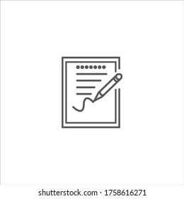 Apps Notepad Icon Design Vector
