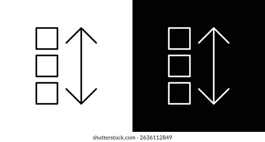 Apps sort icon symbol concept for graphic design, Website, UI. EPS