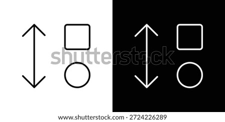Apps sort icons graphic design vector symbols. icon Eps10.