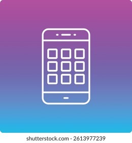 Apps vector icon. Can be used for printing, mobile and web applications.