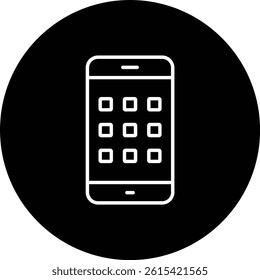 Apps vector icon. Can be used for printing, mobile and web applications.