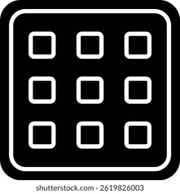 Apps vector icon. Can be used for printing, mobile and web applications.