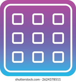 Apps vector icon. Can be used for printing, mobile and web applications.