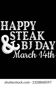 appy Steak  Bj Day eps cut file for cutting machine