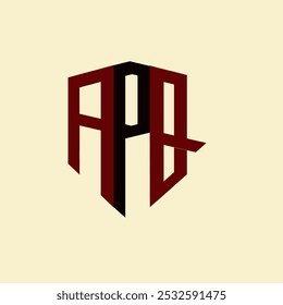 Logotipo criativo carta minimalista APQ. APQ vetor exclusivo iniciais alfabeto letra logotipo design
