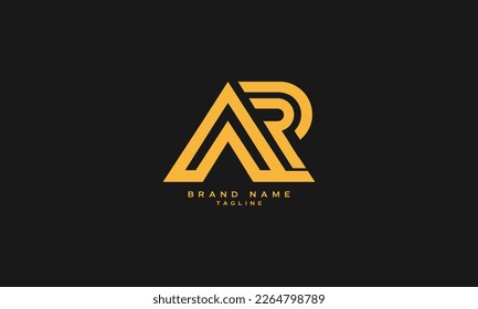 APR, AR, RA, Abstract initial monogram letter alphabet logo design