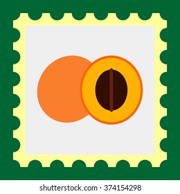 Apricot and cut apricot half