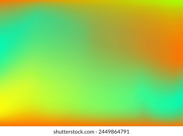 Apricot green azure background. Holiday wallpape for wedding greeting social media bookmark covers prints fons ads presentation. Thermal imager vibe. Neon spots orange lime yellow herb poster design. 