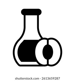 Apricot oil vector design, perfect for aromatherapy and gentle massage