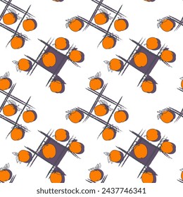 Patrón de albaricoque, brillante, albaricoque jugoso, flores de albaricoque, ilustración vectorial