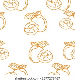 apricot pattern in a vector for different types of design