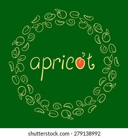 Apricot round frame