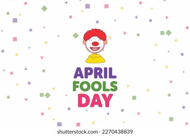April 1, joke, April fools day background.