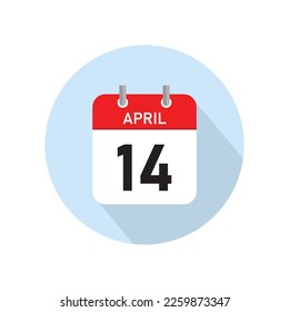 Diseño de Conceptos del 14 de Abril. Ilustración vectorial.