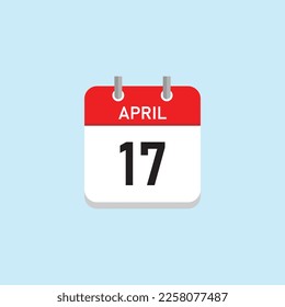 April 17 Concept Design. Vector Illustration.