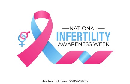 April 21st-27th each year is National Infertility Awareness Week. This week is dedicated to educating the public, supporting individuals and couples facing infertility. Banner poster, flyer background