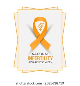 April 21st-27th each year is National Infertility Awareness Week. This week is dedicated to educating the public, supporting individuals and couples facing infertility. Banner poster, flyer background