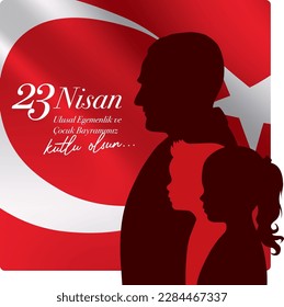 April 23 Children's Day. April 23 National Sovereignty and Children's Day Celebrations in Turkey.