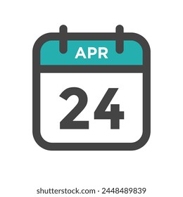 April 24 Calendar Day or Calender Date for Deadline or Appointment