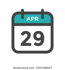April 29 Calendar Day or Calender Date for Deadline or Appointment