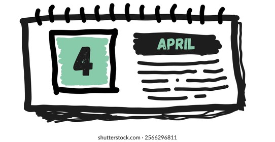 April 4th: Daily Planner, Schedule, and To-Do List