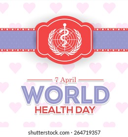 April 7, World Health Day Theme Background