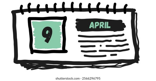 April 9th: Daily Planner, Schedule, and Notes