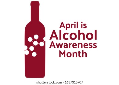 April Alcohol Awareness Month Concept Template Stock Vector (Royalty ...