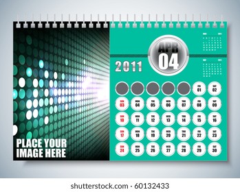 April - Calendar Design 2011