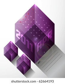 April - Calendar Design 2011