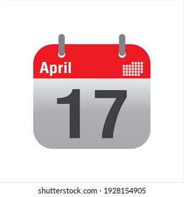 Vector de diseño de icono del calendario de abril