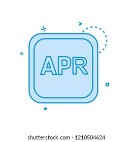 April Calender icon design vector