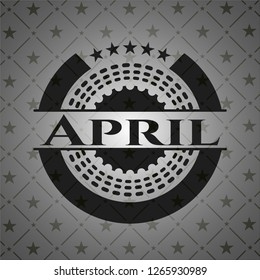 April dark icon or emblem