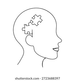 Día de los Inocentes Dibujo continuo de una línea, ilustración de contorno minimalista, estilo de arte lineal moderno.