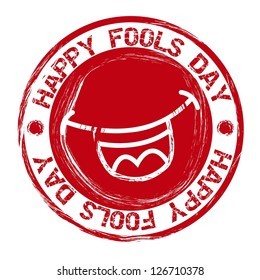 april foods day seal over white background. vector illustration