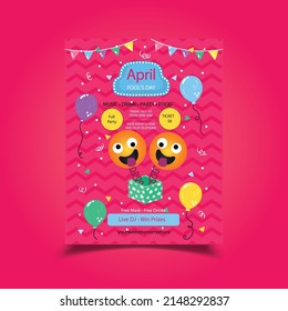 April Fool Day Flyer Template