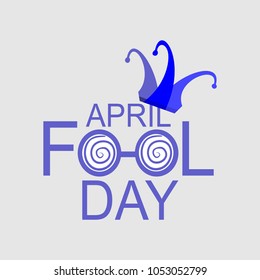 April fool day vector illustration