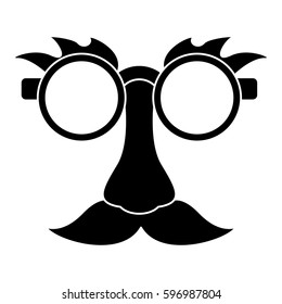 april fool mask comic pictogram
