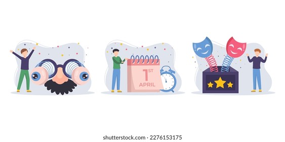 April Fools Bundle Flat Design