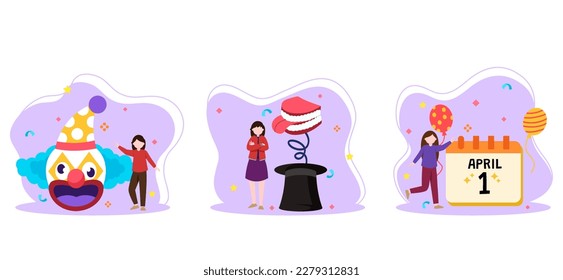 April Fools Bundle Flat Design