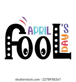 April fools day background or banner design template with funny prank illustration vector for april fools day event 1 april celebration.