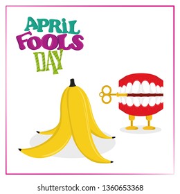 Tarjeta del día de los inocentes de abril