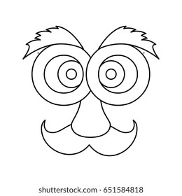April fools day cartoon face