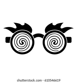 april fools  day crazy glasses pictogram