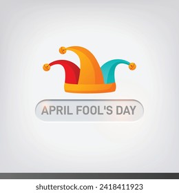 April Fool's Day. April Fools day creative concept vector illustration. 