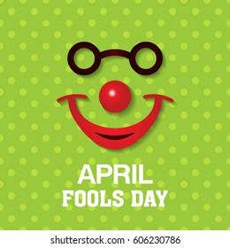 April Fools Day with  funny joke design