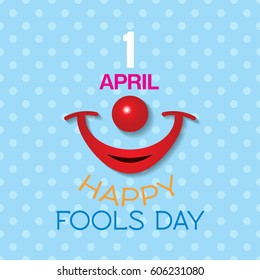 April Fools Day with  funny joke design